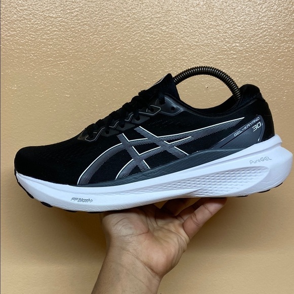 ASICS Gel Kayano 30 Running Sneakers “Black White Sheet Rock” - Picture 11 of 17